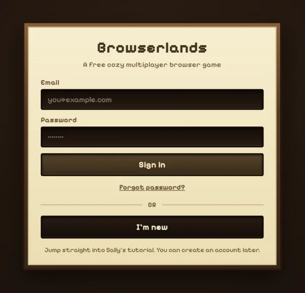 browserlands sign in